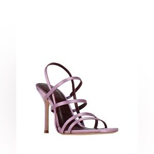 Staud Anise 100MM Satin Slingback Sandals